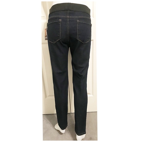 NWT Karen Kane, Denim Stretchy Waistband Legging Jeans, Size 10 - Picture 3 of 13